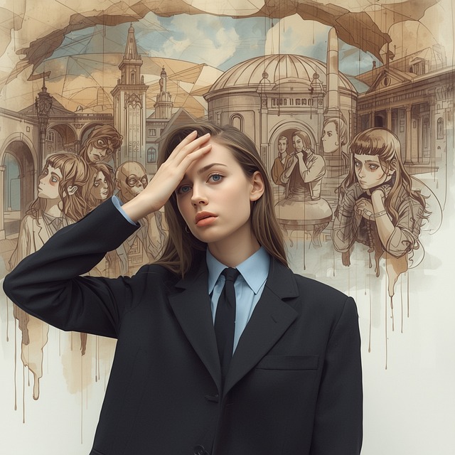 Free woman portrait art illustration