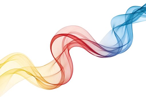 Free Abstract Smoke Colorful Smoke Wave illustration and picture