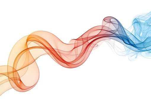 Free Abstract Smoke Colorful Smoke Wave illustration and picture