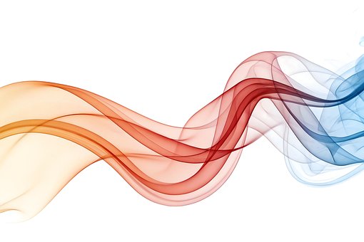 Free Abstract Smoke Colorful Smoke Wave illustration and picture