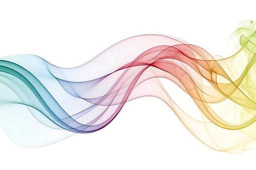 Free Abstract Smoke Colorful Smoke Wave illustration and picture