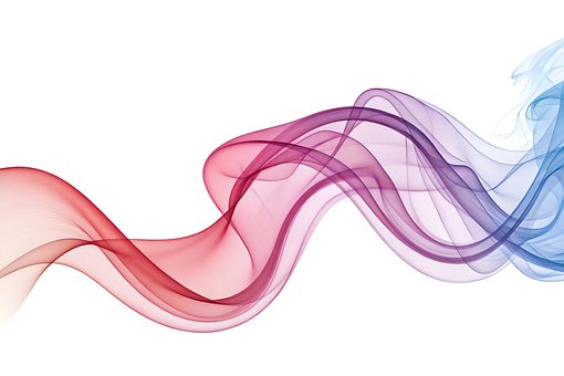 Free Abstract Smoke Colorful Smoke Wave illustration and picture