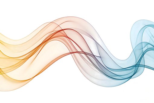 Free Abstract Smoke Colorful Smoke Wave illustration and picture