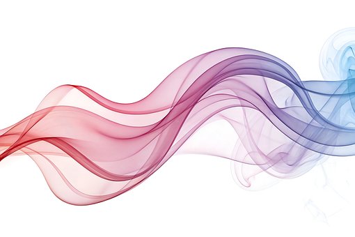 Free Abstract Smoke Colorful Smoke Wave illustration and picture