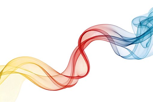 Free Abstract Smoke Colorful Smoke Wave illustration and picture