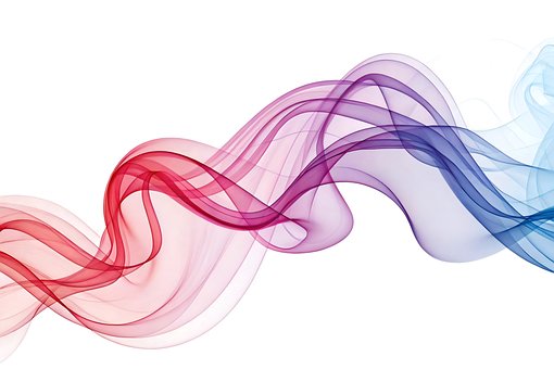 Free Abstract Smoke Colorful Smoke Wave illustration and picture