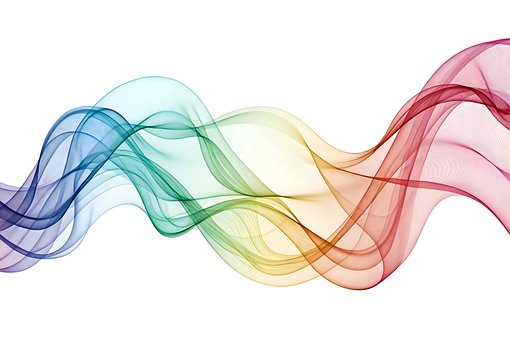 Free Abstract Smoke Colorful Smoke Wave illustration and picture