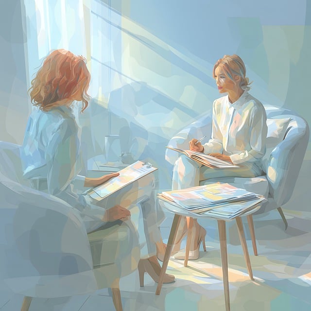 Free woman therapy consultation illustration
