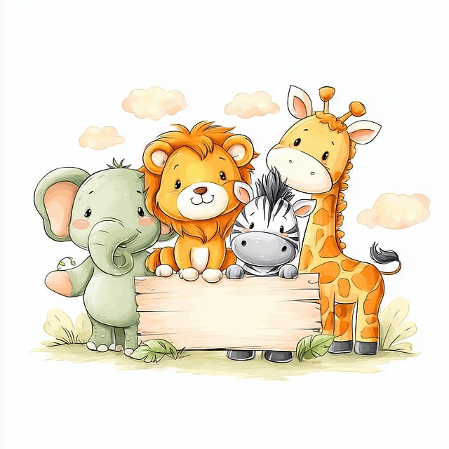 Free animal cartoon elephant illustration