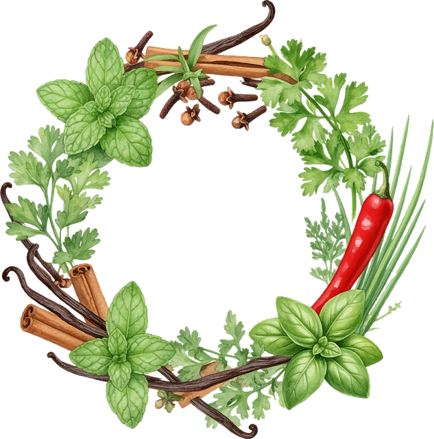 Free herbs food spice vector