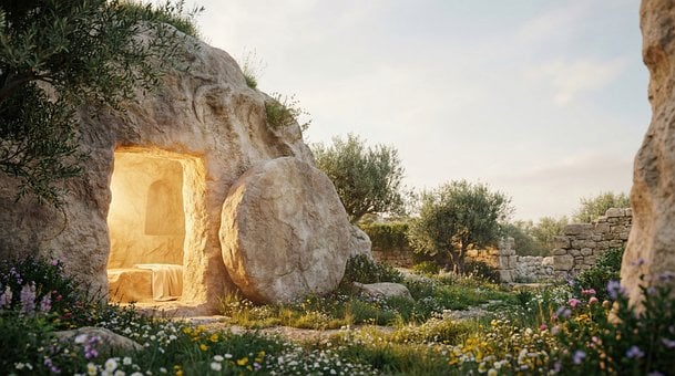 Free Resurrection Easter illustration and picture