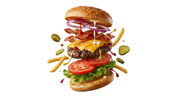 Free Burger Hamburger illustration and picture
