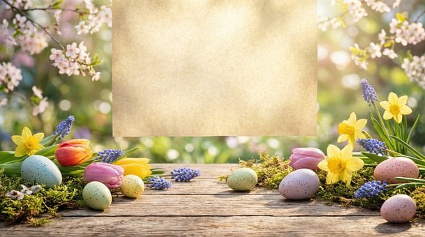 Free Easter Frame illustration and picture