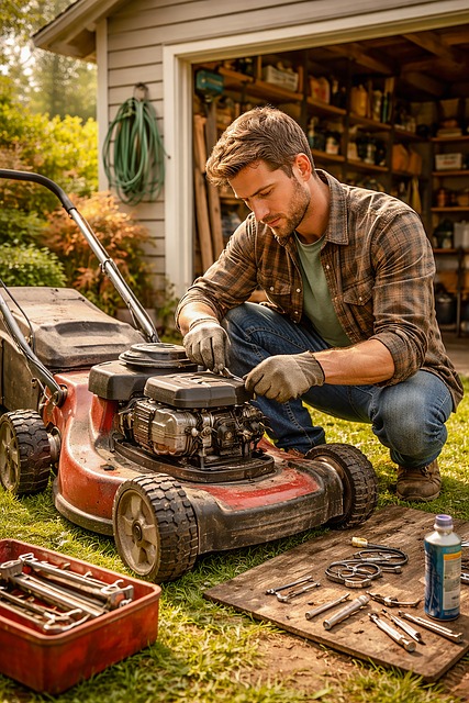 Free Lawnmower Repair Home Maintenance illustration and picture