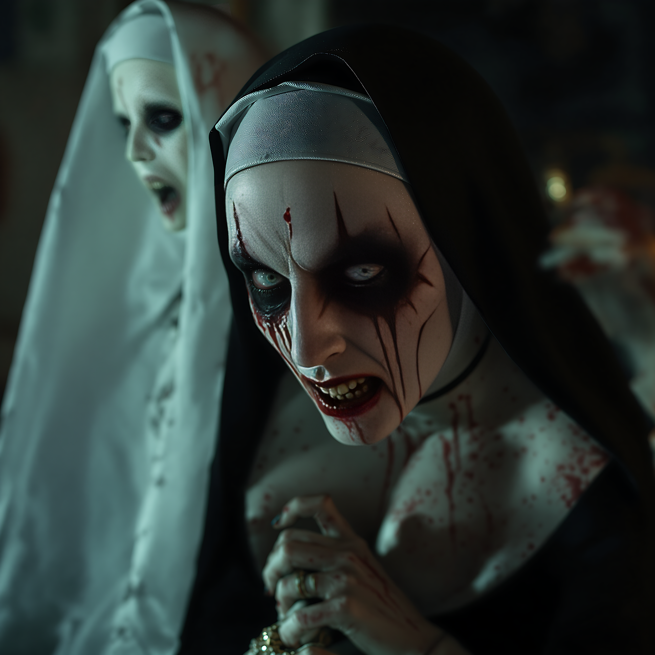 Download free HD stock image of Nun Religion Free nun religion woman illustration