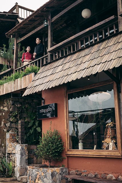 Vietnam, Ao Dai, Casa Vieja, Pareja
