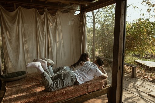 Pareja, Amor, Naturaleza, Casa