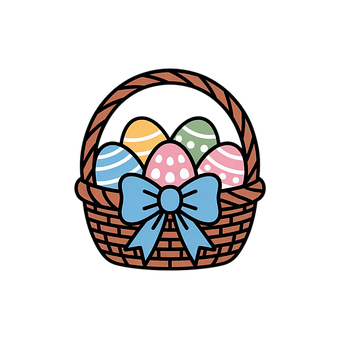Ostern, Korb, Natur, Frühling, Eier