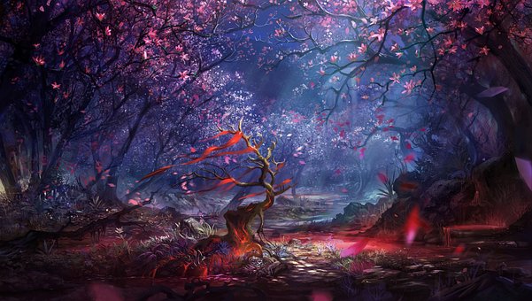 Naturen Er Mit Liv Er Blomster, Skov