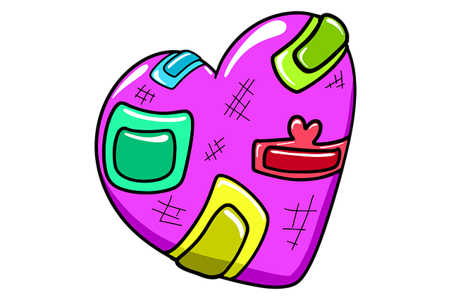 Free heart plasters healing illustration