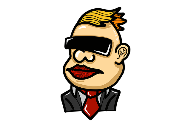 Free caricature politician face caricature illustration