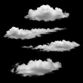 Free Clouds Black Background photo and picture