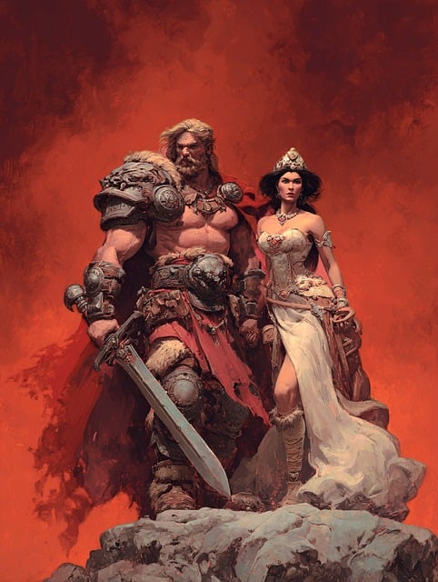 Free Fantasy Hero illustration and picture