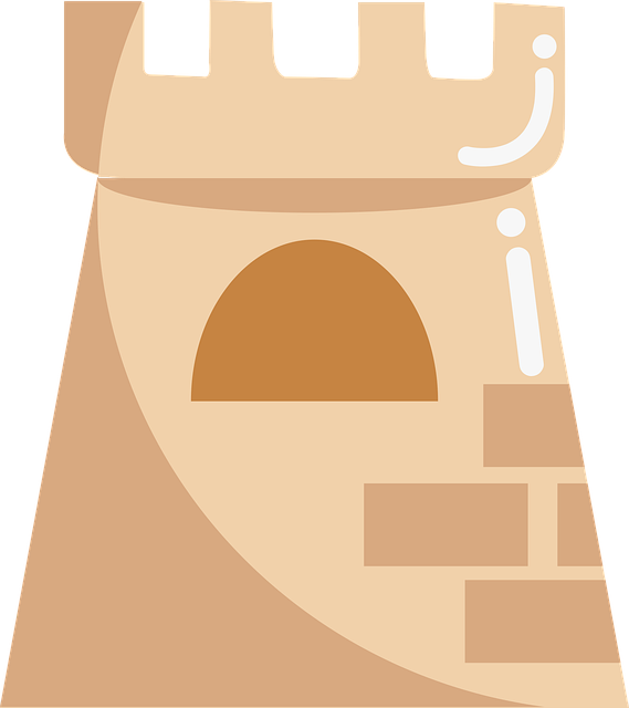 Free sandcastle beach summer vector