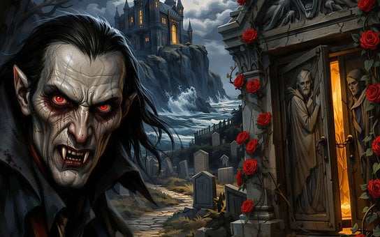 Vampiro, Horror, Gótico, Assustador