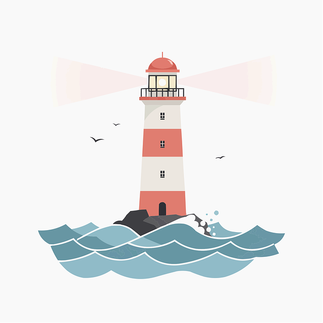 Free Beacon Ocean vector and picture