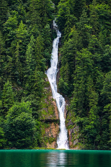 Berchtesgaden, Natur, Bjerge, Vandfald