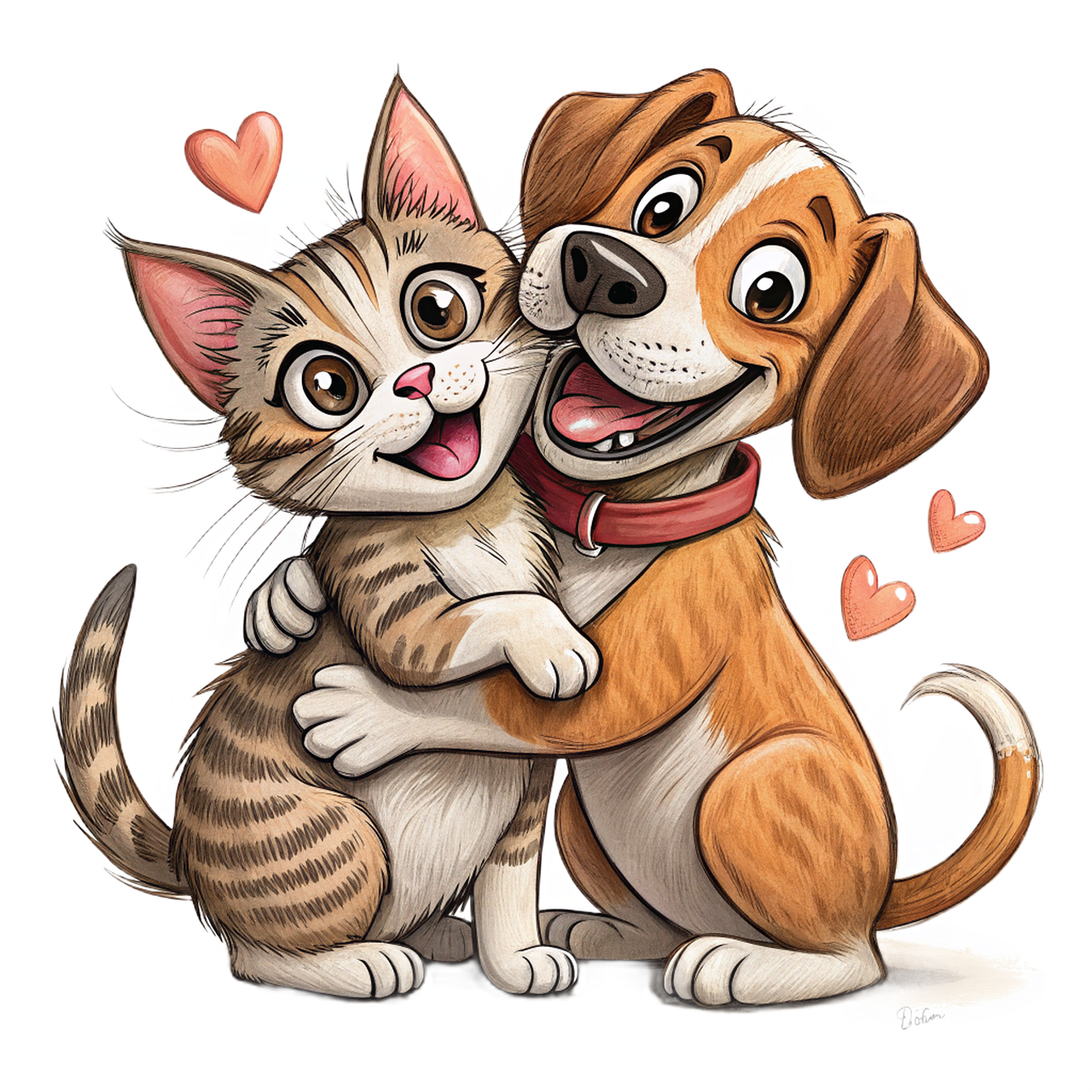 卡通片 猫 狗 - Pixabay上的免费图片