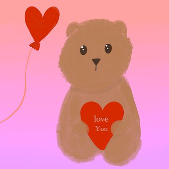 Free Teddy Heart photo and picture