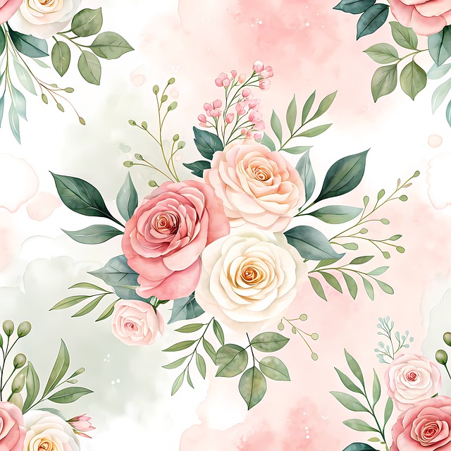 Muster, Natur, Blumen, Design