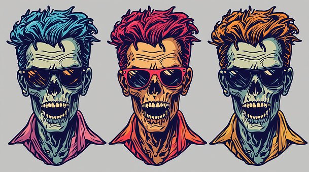 Free Skull Horror illustration and picture