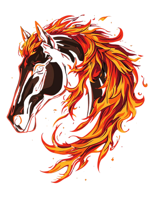 Free Sticker Horse illustration and picture