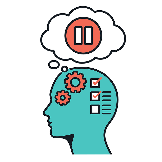 Free pause mindful planning vector