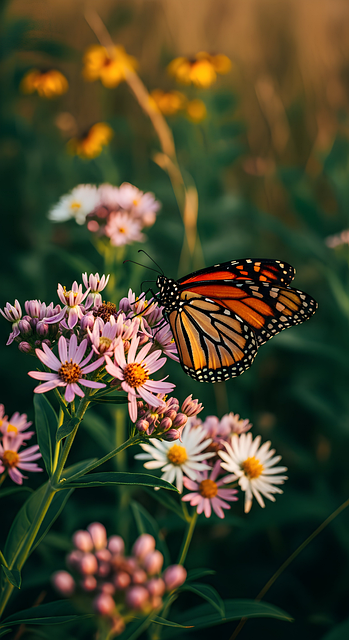 Free Flowers Butterfly photo and picture