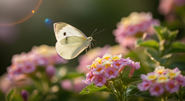 Free Flowers Butterfly photo and picture