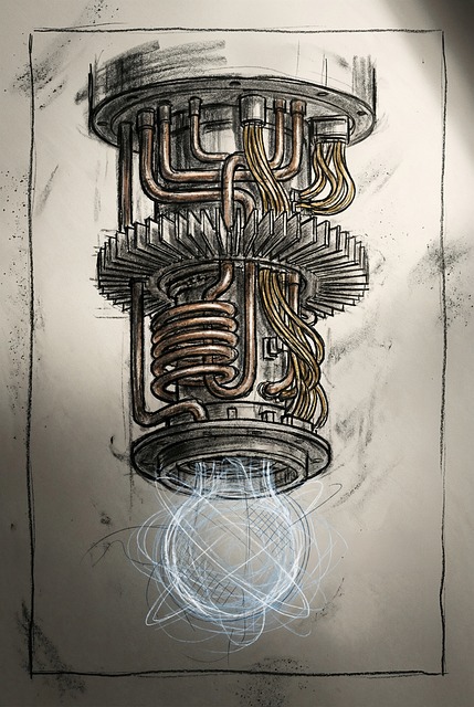 Steampunk, Maskine, Skitse, Tegning