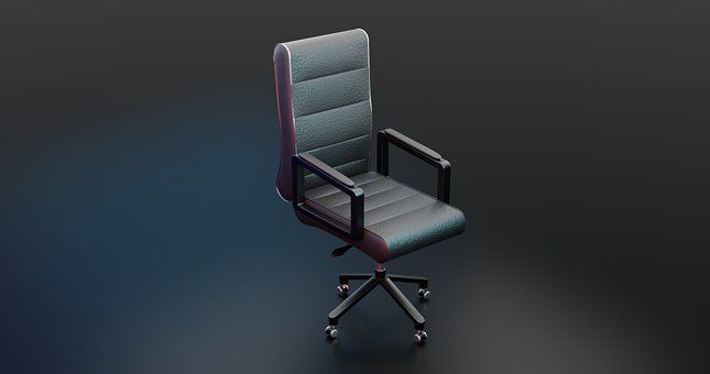 Cadeira De Escritório, Modelo 3D