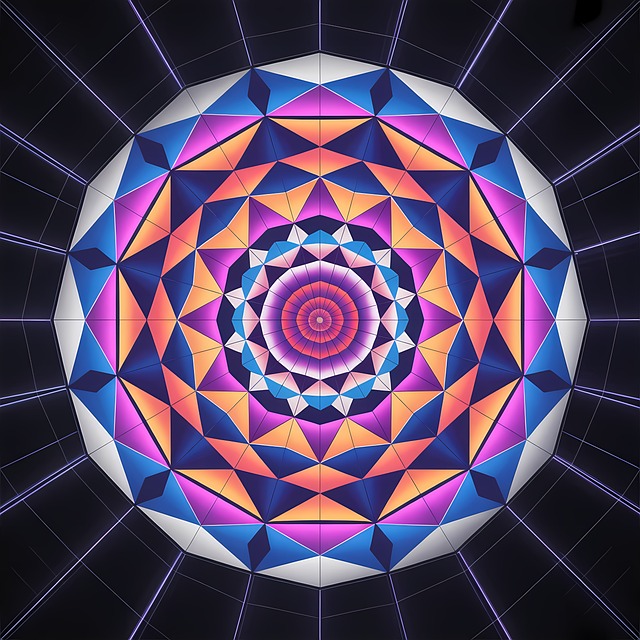 Mandala, Geometrisches Muster