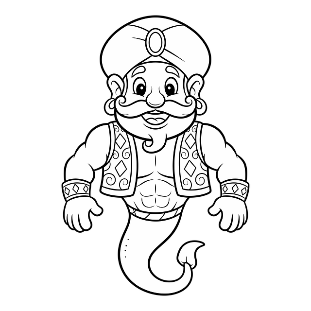Free line art drawing design illustration