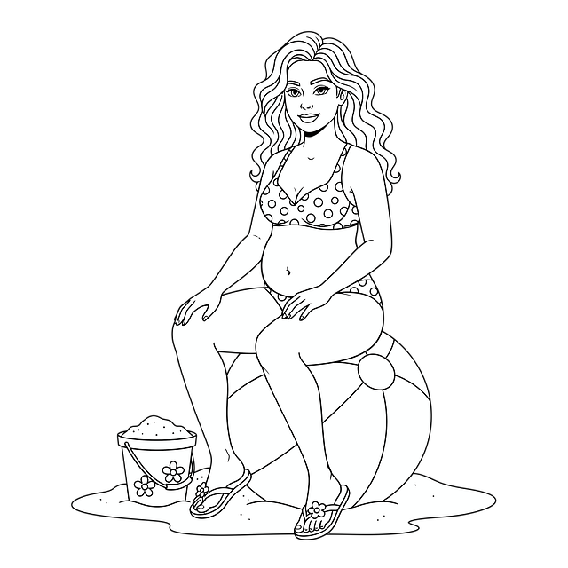 Free line art drawing design illustration