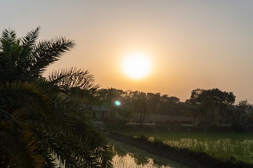 Zonsopkomst, Ochtend, Zon, Lucht