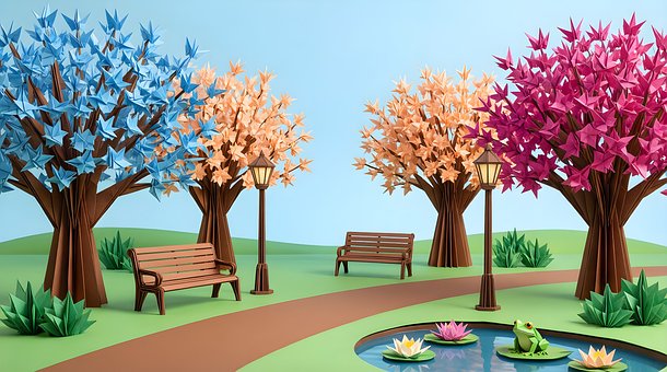 Free Nature Origami illustration and picture