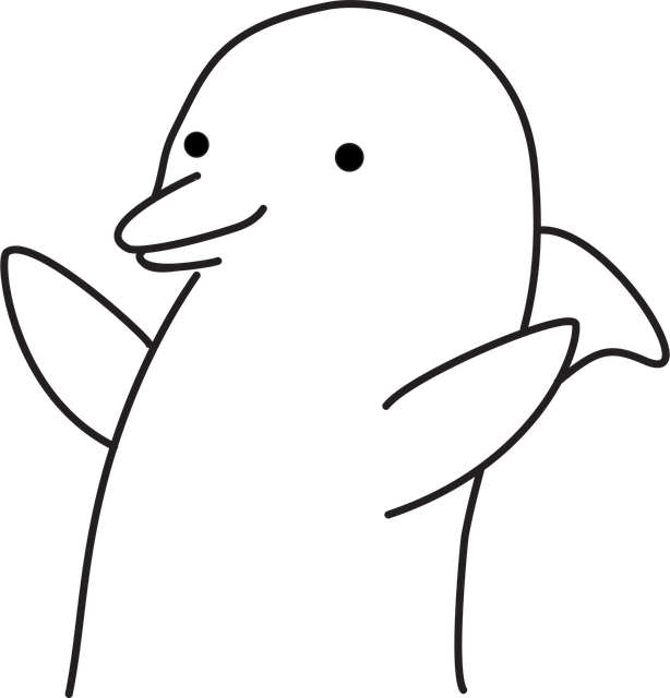 Free dolphin silly cute vector