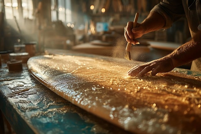 Free ai generated artisan surfboard illustration