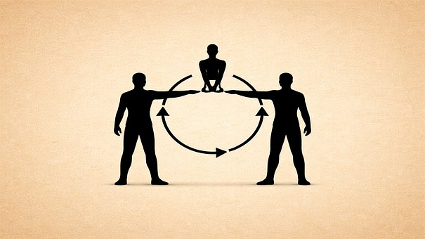 Silhouette, Menschliche Figuren