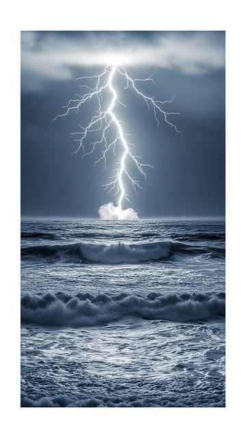 Elektrizität, Wasser, Blitz, Sturm